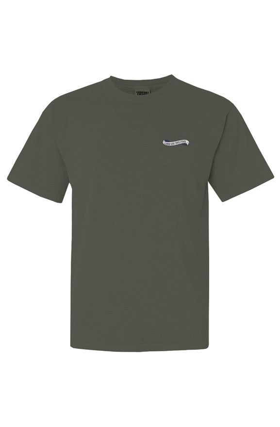 LUTF Comfort Colors Heavyweight T Shirt Sage Banne